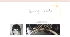 Desktop Screenshot of beinglittle.co.uk